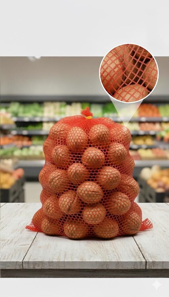 65*100 KIRMIZI FİLE ÇUVAL  (70 KG'LIK) 100 'LÜ PAKET