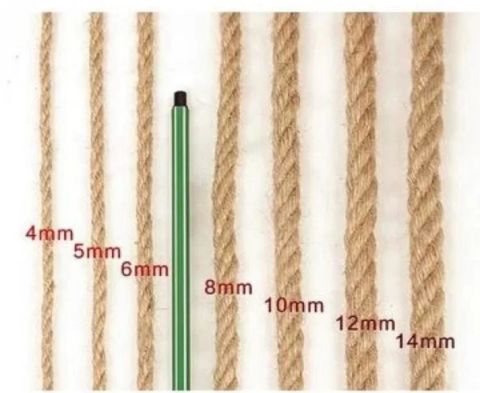 12mm Jüt İp 25 mt'lik paket